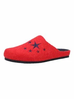 Auslauf 😉 Clogs & Pantoletten Cosmos Comfort Hausschuhe In Rot/Blau Günstig Kaufen 🔔