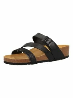 Aktion 😀 Clogs & Pantoletten Cosmos Comfort Pantoletten In Schwarz Günstig Kaufen 🧨