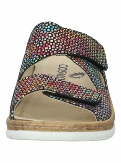 Brandneu 😍 Clogs & Pantoletten Cosmos Comfort Pantoletten In Schwarz Multi Günstig Kaufen ⌛ -Angebote Cosmos-Comfort Store cosmos comfort pantoletten in schwarz multi 3