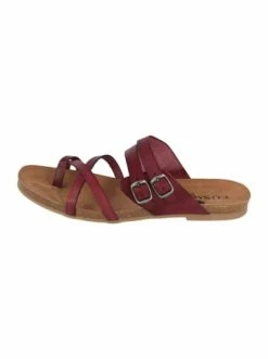 Rabatt 🛒 Clogs & Pantoletten Cosmos Comfort Pantoletten In Übergrößen Bordeaux In Rot Günstig Kaufen 🥰
