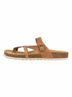 Aktion 👍 Clogs & Pantoletten Cosmos Comfort Pantoletten In Übergrößen In Braun Günstig Kaufen 🧨