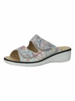 Aktion 🛒 Clogs & Pantoletten Cosmos Comfort Pantoletten In Weiß Kombi Günstig Kaufen 🥰