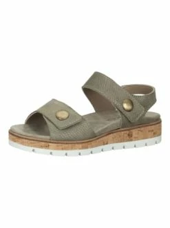 Blitzangebot 🌟 Cosmos Comfort 🩴 Sandalen In Khaki Günstig Kaufen 💯