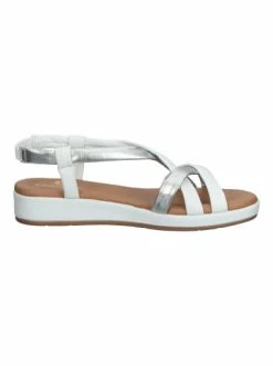 Bestes Angebot 😍 Cosmos Comfort 🩴 Sandalen In Weiß/Silber Günstig Kaufen 🤩 -Angebote Cosmos-Comfort Store cosmos comfort sandalen in weiss silber 2