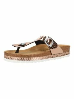 Großhandel 🔔 Sandalen Cosmos Comfort Zehensteg In Rosegold Günstig Kaufen 🔥